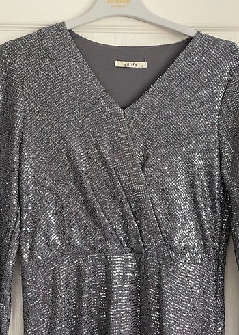 Payetli elbise - Görsel 4