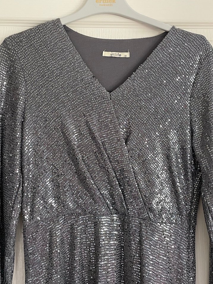 Payetli elbise - Görsel 4