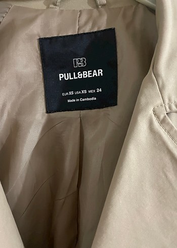 Pull bear kadın trençkot - Görsel 4