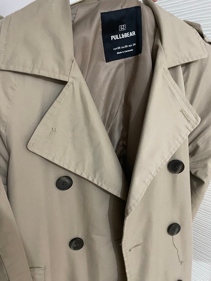 Pull bear kadın trençkot - Görsel 5