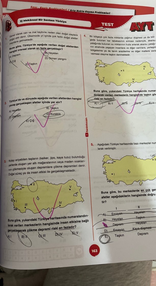 Benim Hocam AYT Coğrafya Video Ders Defteri - Görsel 5
