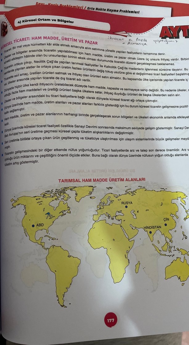 Benim Hocam AYT Coğrafya Video Ders Defteri - Görsel 4