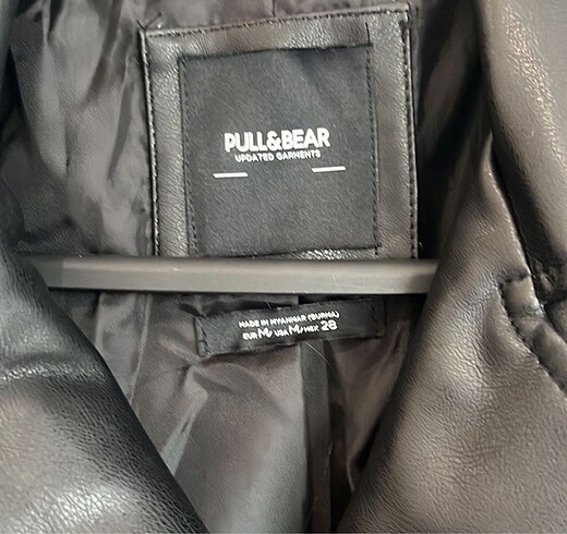 m Beden Pull bear deri ceket