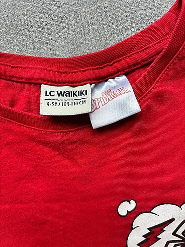 4 Yaş Beden LCW uzun kollu mevsimlik body marvel