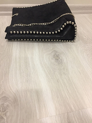Zara zımbalı tote çanta
