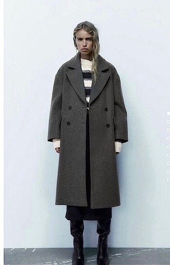 Zara oversize kaşe kaban