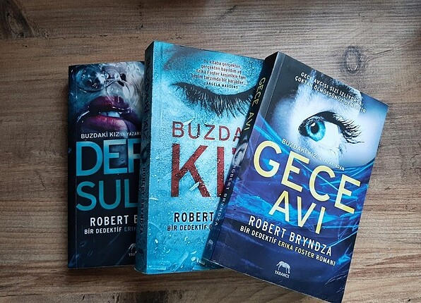 derin sular,buzdaki kız, gece avı üçlü set kitap