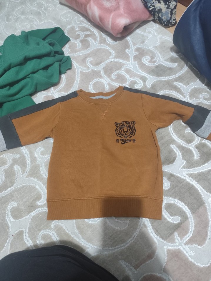 Kahverengi Erkek Çocuk Sweatshirt - Görsel 4