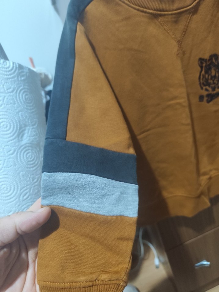 Kahverengi Erkek Çocuk Sweatshirt - Görsel 3