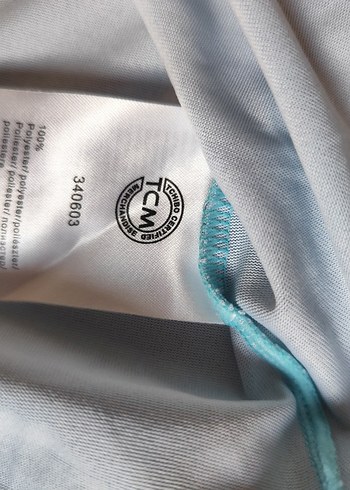 Pembe Mavi Batik V Yaka Kadın Atlet - Görsel 5