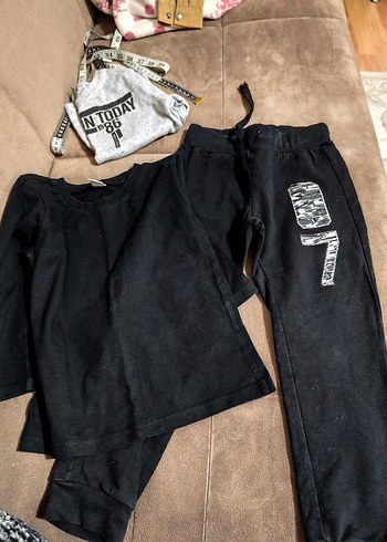 Gri Erkek Çocuk Uzun Kollu T-shirt - Görsel 13