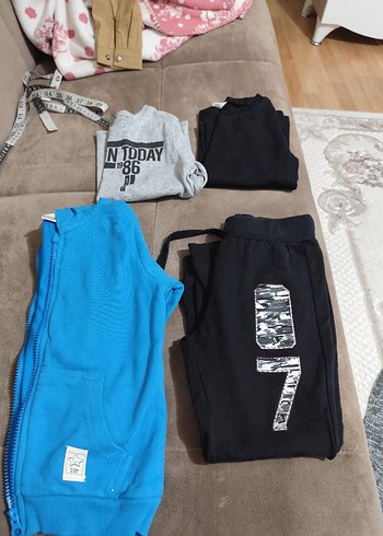 Gri Erkek Çocuk Uzun Kollu T-shirt - Görsel 8