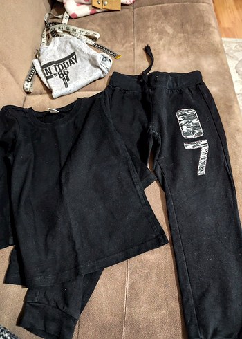 Gri Erkek Çocuk Uzun Kollu T-shirt - Görsel 12