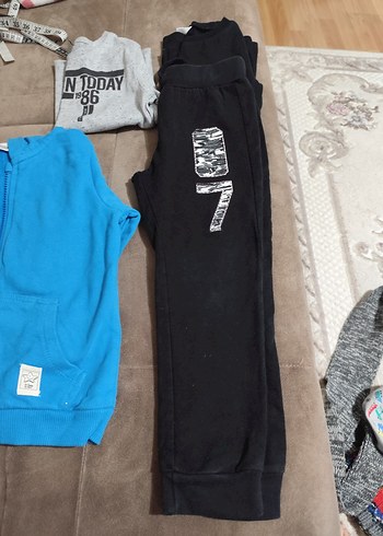 Gri Erkek Çocuk Uzun Kollu T-shirt - Görsel 9