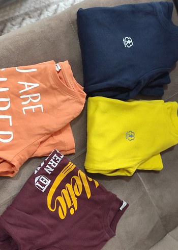 Erkek Çocuk Çok Renkli Baskılı Sweatshirt - Görsel 10