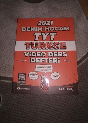 Tyt türkçe Benim hocam Video ders defteri + TYT SORU BANKASI
