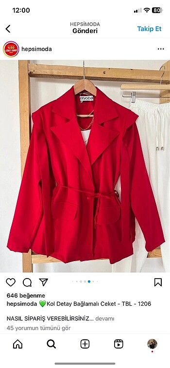 Blazer Ceket