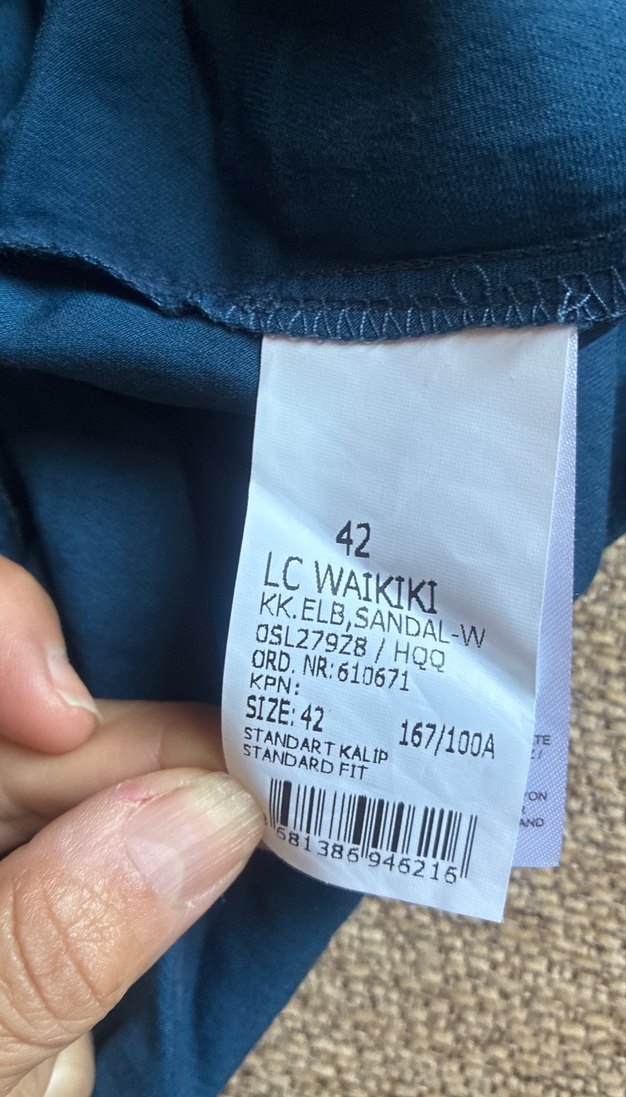 Mavi Kolsuz  Elbise - Görsel 3