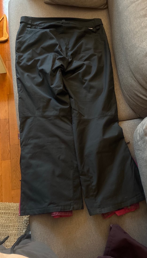 Fermuarlı Siyah kadın Kayak Pantolonu - Görsel 5