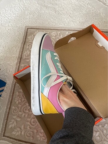 37 Beden çeşitli Renk Pastel renkli spor ayakkabi