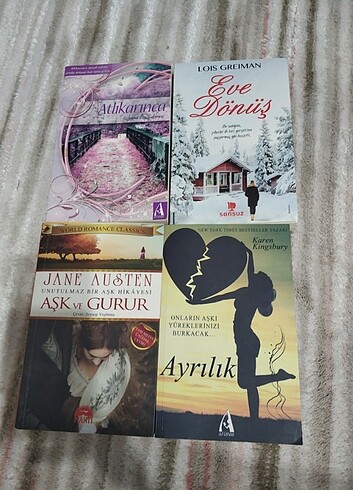 4 adet kitap