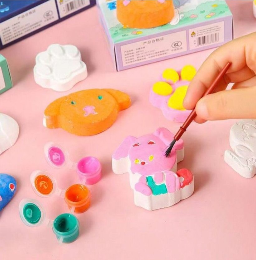 Renkli Boyanabilir Hayvan Figürleri Seti - Görsel 2