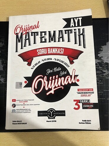Orijinal ayt matematik