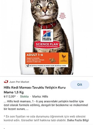 Hills kedi maması