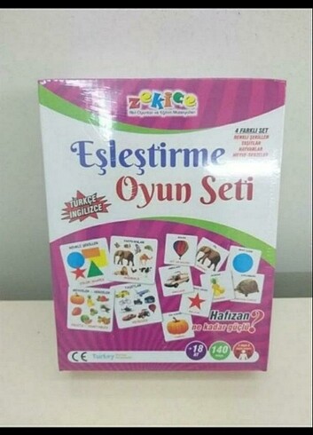 Eşleştirme oyun seti