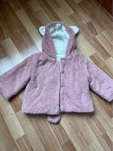 Kız çocuk peluş mont
