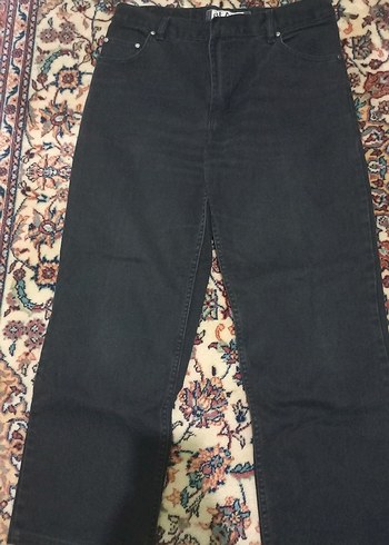 Siyah Renk, Kadın Denim Pantolon, W 32, L 32 Beden