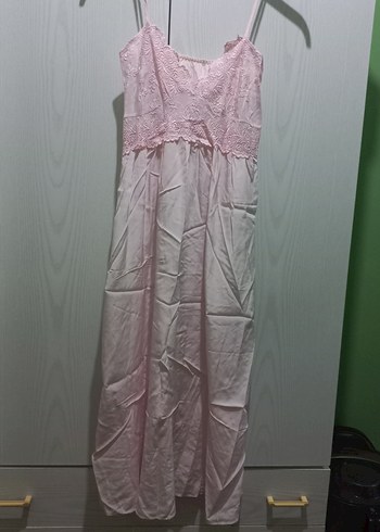 Diğer PASTEL PEMBE,TAFTA YADA İPEKLİ, İŞLEMELİ GECELİK SABAHLIK TAKIM