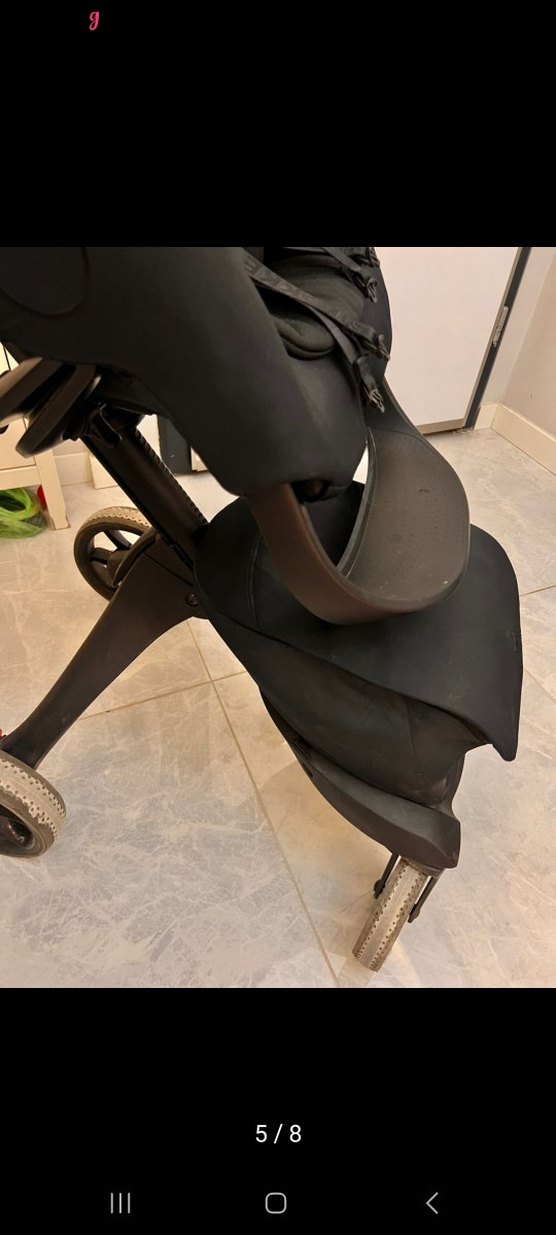 STOKKE XPLORY X, SON ÇIKAN MODELİ, SİYAH BEBEK ARABASI - Görsel 5