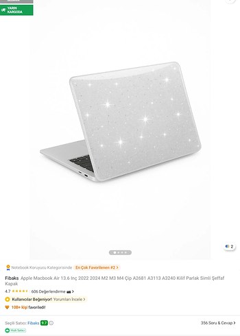 Macbook Air M2 Simli Kılıf