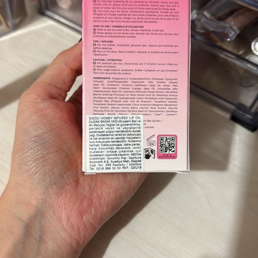 Gisou lip oil strawberry - Görsel 3