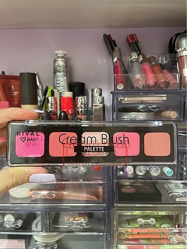 Rival loves me cream blush palette krem allık paleti