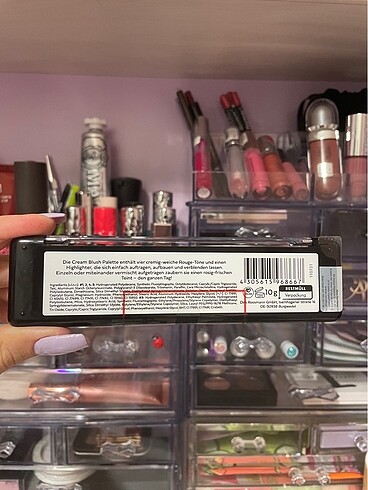 Beden Renk Rival loves me cream blush palette krem allık paleti