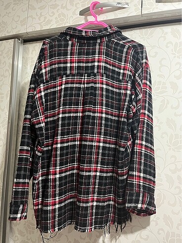 m Beden VINTAGE KARELİ GÖMLEK