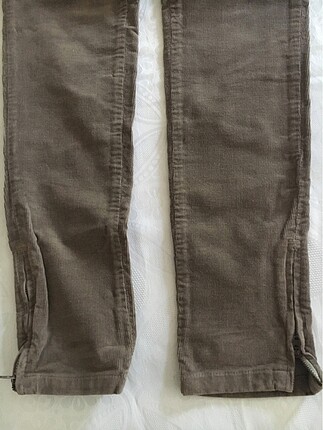 40 Beden kahverengi Renk Bayan kadıfe pantalon