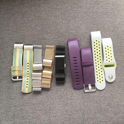 Fitbit charge 2 ve ekstra kordonları