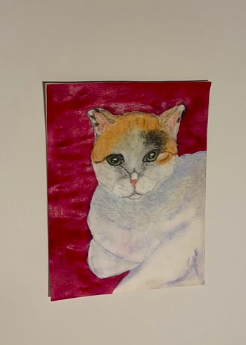 Kişiye Özel Evcil Dostlar İllüstrasyon Tablo - Görsel 2