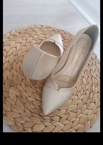 Bej Kadın Dolgu Topuklu Stiletto - Görsel 2