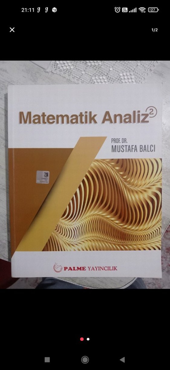Matematik Analiz 1 - Mustafa Balcı - Görsel 2
