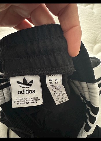 Kadın Siyah Beyaz Düğmeli Spor Pantolon - Görsel 6