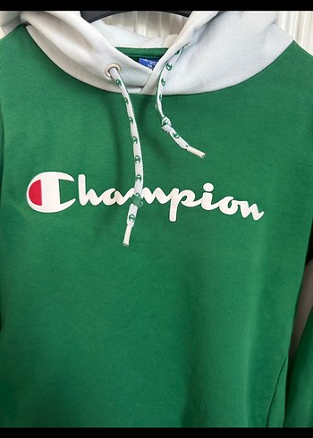 Yeşil Kapüşonlu Kadın Sweatshirt - Görsel 4