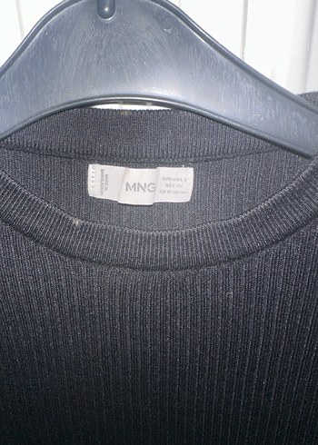 Siyah Uzun Kollu Dar Kesim Triko Kadın Kazak - Görsel 2