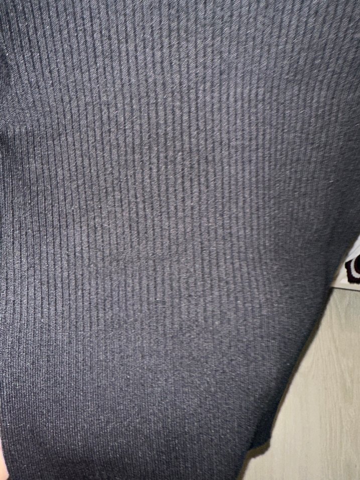 Siyah Uzun Kollu Dar Kesim Triko Kadın Kazak - Görsel 3