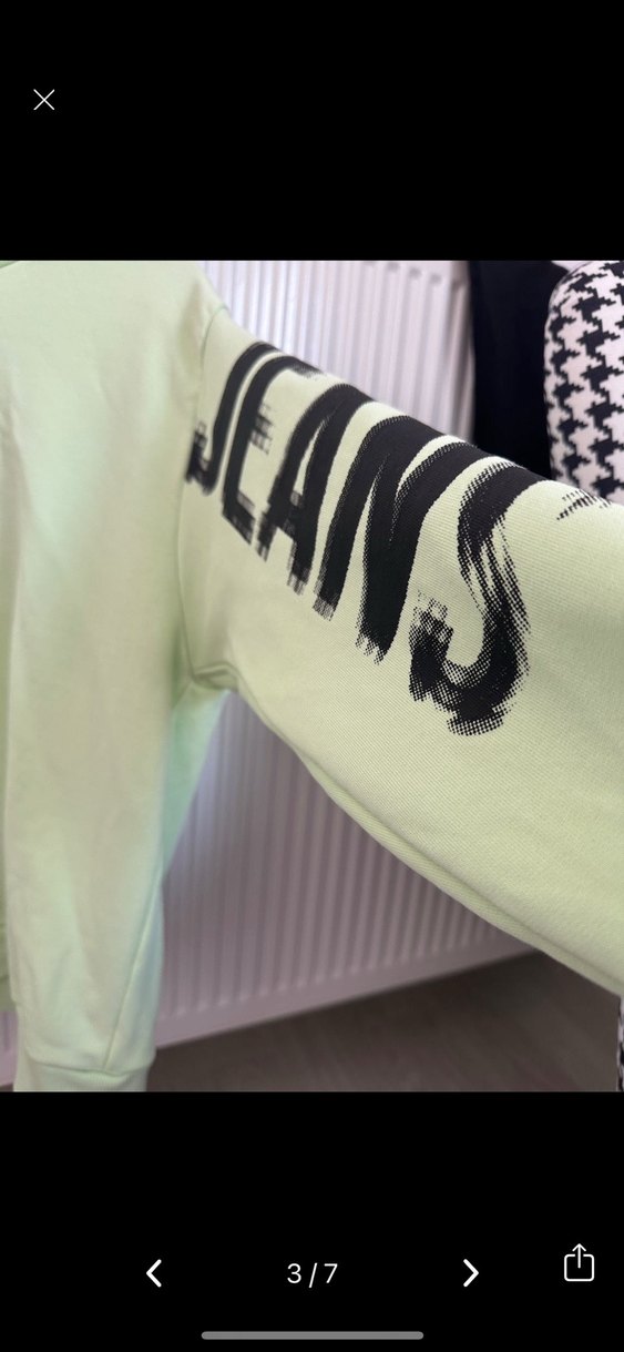 Kadın Yeşil Kapüşonlu Sweatshirt - Görsel 3