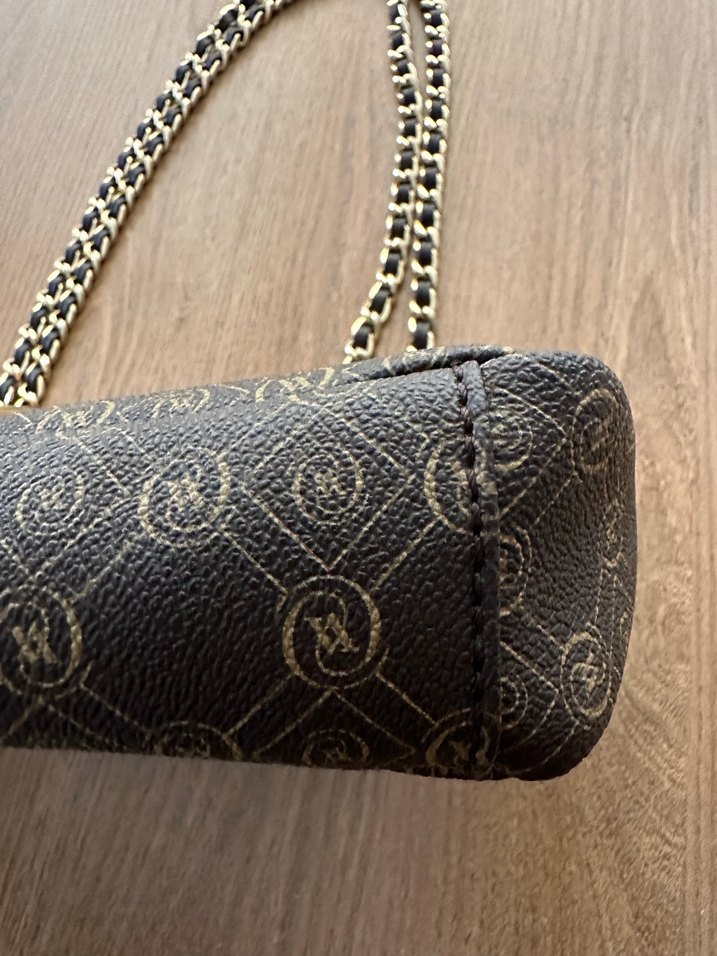 Zincir Detaylı kahverengi vakko Kadın Çanta - Görsel 5