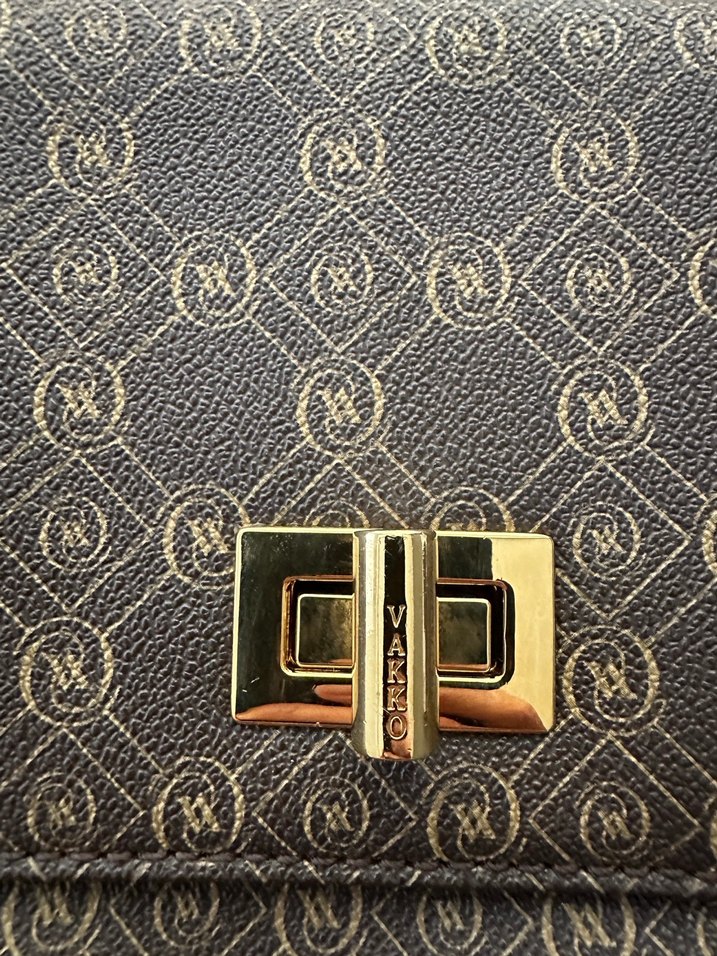 Zincir Detaylı kahverengi vakko Kadın Çanta - Görsel 2